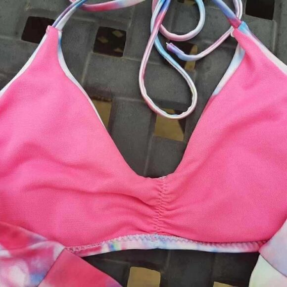 ,💕Aeropostale tie dye bikini top size S. No padding. - Picture 3 of 4